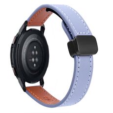 Per Honor Watch GS Pro 22mm Slim Magnetic Buckle Microfibra Cinturino in Pelle per Orologio (Albicocca+Verde Avocado)
