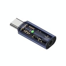 Adattatore di conversione da tipo C a spina per cuffie da 3,5 mm per decodifica audio DAC per iPhone 15 (blu)