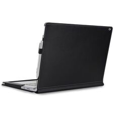 Per Microsoft Surface Book 3/2/1 15 pollici Custodia per laptop in pelle con tutto il necessario per la deformazione (nero)