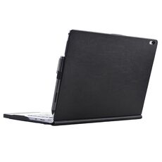 Per Microsoft Surface Book 13.5 pollici i7 Deformation Custodia in pelle per laptop all-inclusive (nero)