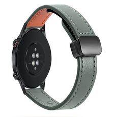 Per Honor Magic Watch 22mm Slim Magnetic Buckle Microfiber Leather Watch Band (Nero)