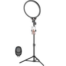 Set di treppiedi per luce ad anello per selfie a schermo intero da 12,6 pollici per streaming live, specifiche: staffa da 210 cm