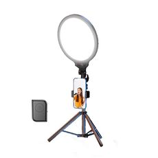 Set di treppiedi per luce ad anello per selfie a schermo intero da 10,2 pollici per streaming live, specifiche: staffa da 55 cm con telecomando