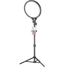 Set treppiede luminoso ad anello per selfie a schermo intero da 10,2 pollici per streaming live, specifiche: staffa da 210 cm