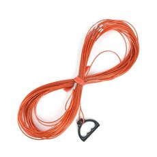 Corda di misurazione in filo d'acciaio da 30 m rivestita in gomma con anello di trazione per marcatura in scala Corda per pozzi profondi