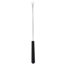Forchetta per barbecue portatile a forma di V in acciaio inox, stile: viola normale