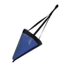 Ancora da pesca con freno di deriva in PVC, dimensioni: 24 pollici, blu