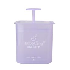 Detergente per il viso Schiuma Maker Bubbler Cup Viaggio Portatile Manuale Schiuma Bottiglia, Colore: Grande Viola