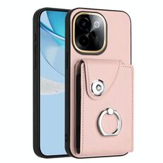 Custodia per telefono con supporto per anello per borsa per organo vivo Y200 (rosa)