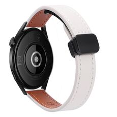 Per Huawei Watch GT 3 42mm Slim Fibbia Magnetica 20mm Cinturino in Microfibra in Pelle (Albicocca)