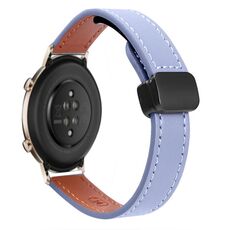 Per Huawei Watch GT 2 42mm Slim Magnetic Buckle 20mm Microfiber Leather Watch Band (Lavanda)