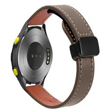 Per Huawei Watch 2 Slim Fibbia Magnetica 20mm Cinturino in Microfibra in Pelle (Caramello Macchiato)