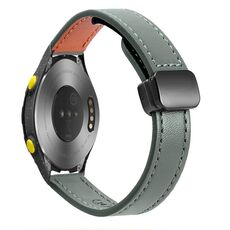 Per Huawei Watch 2 Slim Fibbia Magnetica 20mm Cinturino in Microfibra in Pelle (Verde Avocado)