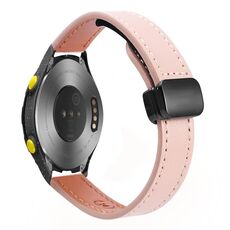Per Huawei Watch 2 Slim Fibbia Magnetica 20mm Cinturino in Microfibra in Pelle (Sakura Rosa)