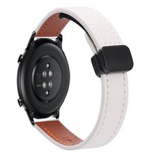 Per Honor Magic Watch 2 42mm Slim Magnetic Buckle 20mm Cinturino in pelle microfibra (albicocca)