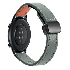 Per Honor Magic Watch 2 42mm Slim Fibbia Magnetica 20mm Cinturino in Microfibra in Pelle (Verde Avocado)