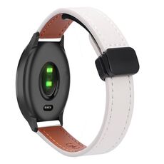 Per Garmin Move Trend Slim Fibbia magnetica Cinturino in pelle microfibra da 20 mm (albicocca)