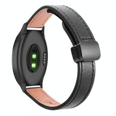 Per Garmin Move Luxe Slim Cinturino per orologio in microfibra con fibbia magnetica da 20 mm (nero)