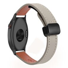Per Garmin Approach S40 Slim Cinturino per orologio in microfibra con fibbia magnetica da 20 mm (grigio elefante di vitello)