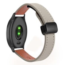 Per Garmin Vivomove Slim Cinturino per orologio in microfibra con fibbia magnetica da 20 mm (grigio elefante vitello)