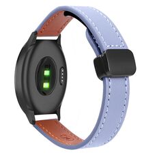 Per Garmin Vivomove 3 Slim Fibbia Magnetica 20mm Cinturino in Microfibra in Pelle (Lavanda)