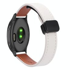 Per Garmin Venu Slim Cinturino in pelle microfibra con fibbia magnetica da 20 mm (albicocca)