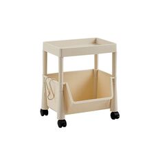 Carrello libreria mobile da pavimento per uso domestico, multifunzionale, per cucina e camera da letto, con ruote, stile: 2 strati con coperchio