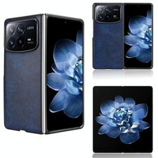 Per Xiaomi Mix Fold 4 Custodia per telefono con texture Litchi e cover posteriore (blu)