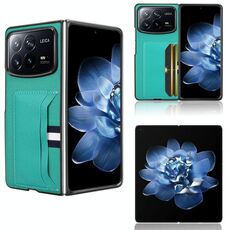 Per Xiaomi Mix Fold 4 Litchi Texture Card Slots Back Cover Custodia per telefono (verde)