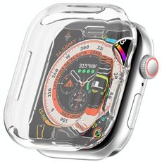 Per Apple Watch Series 10 46mm Custodia per orologio in TPU con placcatura all-inclusive (trasparente)