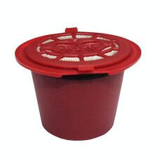 Per capsule di caffè Nescafé Filtro per caffè riutilizzabile (rosso)