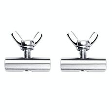 2 pezzi RV Tenda 304 Acciaio inossidabile Guida scorrevole Anello Vite Dado