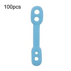100 pezzi stendibiancheria gancio antivento antiscivolo gancio fisso fibbia striscia di silicone (colorato)