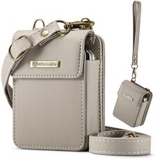 Per Samsung Z Flip Series CaseMe Me50 Mini Lanyard Borsa universale (cachi)