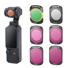 Per DJI Osmo Pocket 3 Sunnylife Camera Lens Filter, filtro: 6 in 1 UV CPL ND8-64