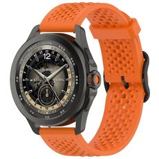 Per Xiaomi Watch S4 Sport Liquid Pure Color Silicone Watch Band (Arancione)