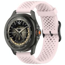 Per Xiaomi Watch S4 Sport Liquid Pure Color Silicone Watch Band (Rosa Chiaro)