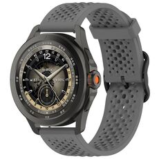Per Xiaomi Watch S4 Sport Liquid Pure Color Silicone Watch Band (grigio scuro)