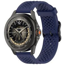 Per Xiaomi Watch S4 Sport Liquid Pure Color Silicone Watch Band (blu scuro)