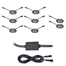 8 in 1 Car Chassis Light RGB Luce colorata per atmosfera