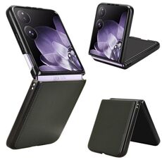 Per Xiaomi Mix Flip Custodia in pelle PU per PC (verde scuro)