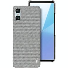 Per Sony Xperia 10 VI imak Ruiyi Series Custodia in tessuto con texture PU + PC per telefono (grigio chiaro)