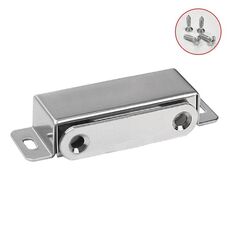 03C Chiusura magnetica per porta in acciaio inox, chiusura per mobile da cucina, chiusura magnetica per porta