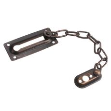 Catena di sicurezza per porta, antifurto, serratura per porta di casa, catenaccio per finestra, stile: bronzo rotondo