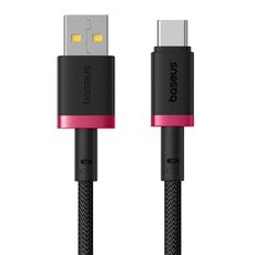 Cavo di ricarica rapida Baseus Dura Series USB a USB-C / Type-C 60W, lunghezza: 2 m (rosso nero)