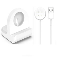 Per Google Pixel Watch 3 41/45mm Smart Watch Supporto di ricarica in silicone con cavo di ricarica (bianco)
