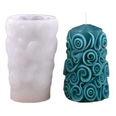 Ornamenti per candele aromaterapiche per albero di Natale fai da te stampo in silicone, stile: C1 ZL-268-1