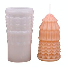 Ornamenti per candele aromaterapiche per albero di Natale fai da te stampo in silicone, stile: D3 ZL-269-3