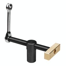 Morsa da tavolo regolabile per lavorazione del legno, morsetto a clip fisso rapido, cricchetto, stile: 20 mm, nero