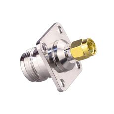 Connettore coassiale RF N femmina a SMA maschio